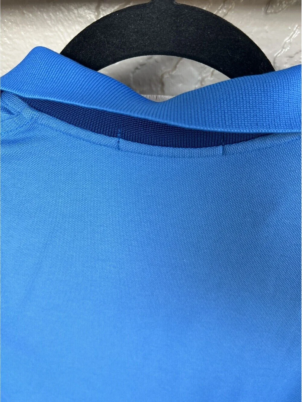 Ralph Lauren Golg Blue Pony Casual Polo Shirt Tailored Fit  Size S.
